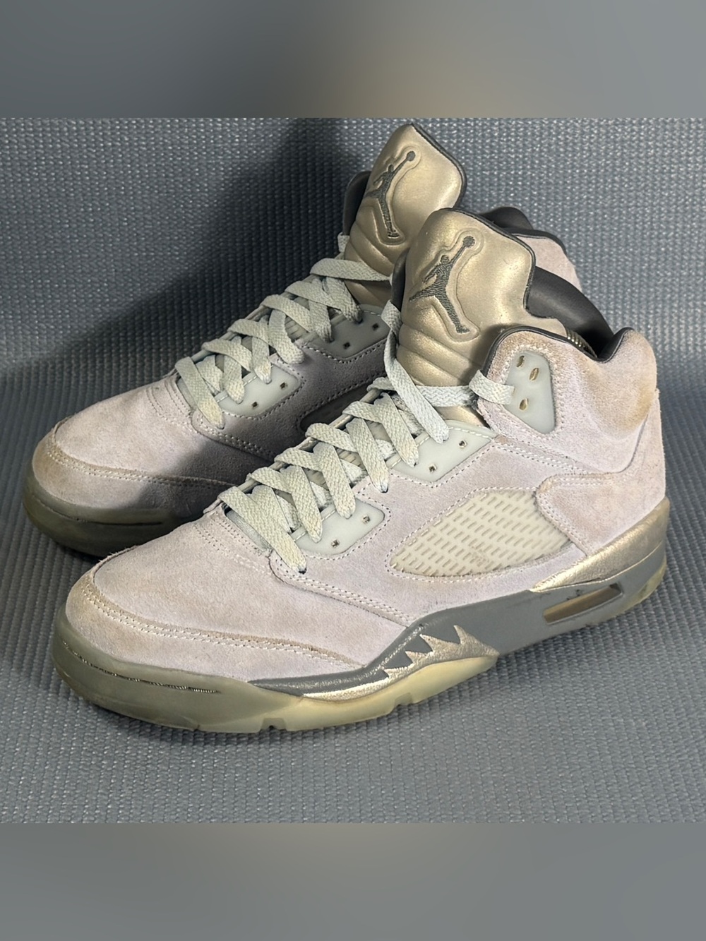 Nike Air Jordan 5 Retro ‘Blue Bird’ Suede Shoes DD9336-400 Women's Size 8.5